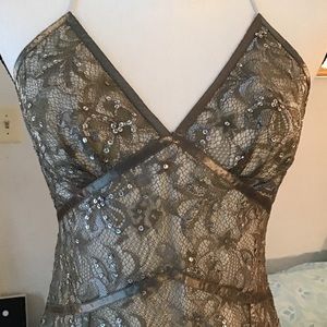 🇦🇷 Express shiny silver dress with lining. 6